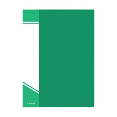 Папка с файлами А4 10 файлов зеленая, арт. NP0142-10G, производитель ФАРМ, ISBN 460-2-72300-286-4 № 1