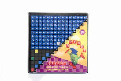 Настольная игра "Эрудит" (синие фишки), арт.10012, производитель БИПЛАНТ, ISBN 460-6-95789-404-2 № 2