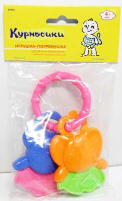 Игрушка-погремушка "Дружная компания", производитель Мир детства, ISBN 460-5-65823-055-5 № 1