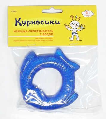 Игрушка-прорезыватель с водой "Яблоко/Рыбка", производитель Мир детства, ISBN 460-5-65823-005-0 № 1