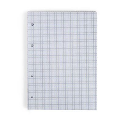 Сменный блок, 160 л., А5, клетка, БЕЛЫЙ, 60 г/м2, линовка синий, производитель LITE, ISBN 460-2-72309-817-1 № 1
