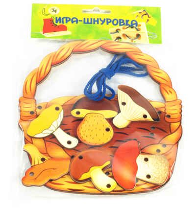 Шнуровка Корзина с грибами, арт.7930, производитель ТД БЭМБИ, ISBN 468-3-58253-195-5 № 1