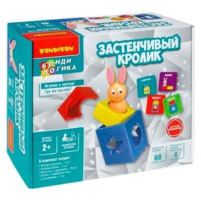 Игра настольная логическая Застенчивый Кролик, арт. ВВ6030, производитель Bondibon (Бондибон), ISBN 489-5-13606-265-9 № 1