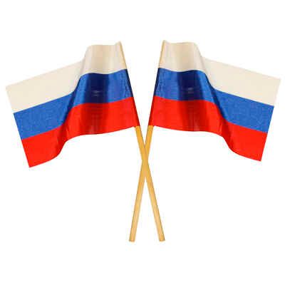 Набор флажков Триколор 12 шт., арт. 40100, производитель Пластмастер, ISBN 463-0-08096-833-2 № 1
