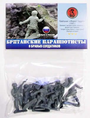 Солдатики "Британские парашютисты", арт.12020, производитель БИПЛАНТ, ISBN 460-6-95789-449-3 № 1