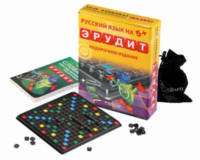 Настольная игра "Эрудит" (подарочное издание), арт.10008, производитель БИПЛАНТ, ISBN 460-6-95789-441-7 № 1