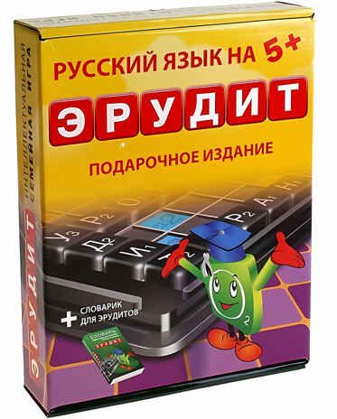 Настольная игра "Эрудит" (подарочное издание), арт.10008, производитель БИПЛАНТ, ISBN 460-6-95789-441-7 № 2