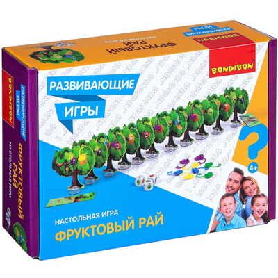 Развивающая настольная игра ФРУКТОВЫЙ РАЙ , арт. ВВ4507, производитель Bondibon (Бондибон), ISBN 489-5-13604-583-6 № 1