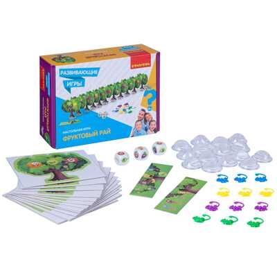 Развивающая настольная игра ФРУКТОВЫЙ РАЙ , арт. ВВ4507, производитель Bondibon (Бондибон), ISBN 489-5-13604-583-6 № 4