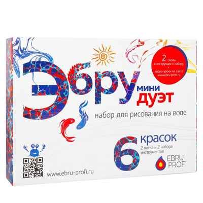 Набор для творчества 01014 Эбру Дуэт Мини, арт. 01014, производитель EBRU PROFI (Эбру профи), ISBN 462-7-12734-075-6 № 1