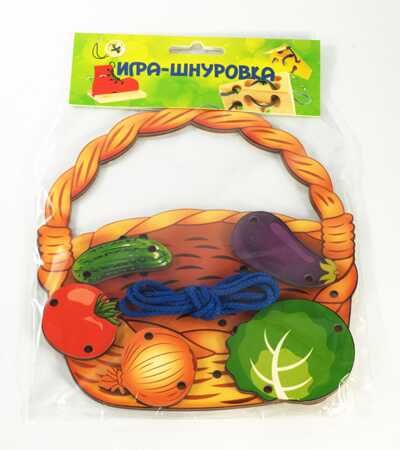 Шнуровка Корзина с овощами, арт.7928, производитель ТД БЭМБИ, ISBN 468-3-58253-193-1 № 4