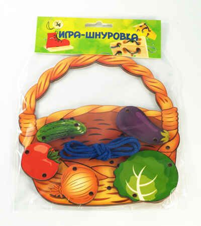 Шнуровка Корзина с овощами, арт.7928, производитель ТД БЭМБИ, ISBN 468-3-58253-193-1 № 1