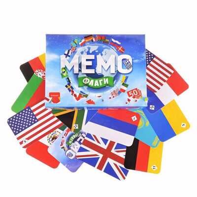 Мемо Флаги (50 карточек), арт. 7890, производитель ТД БЭМБИ, ISBN 468-3-58253-148-1 № 2