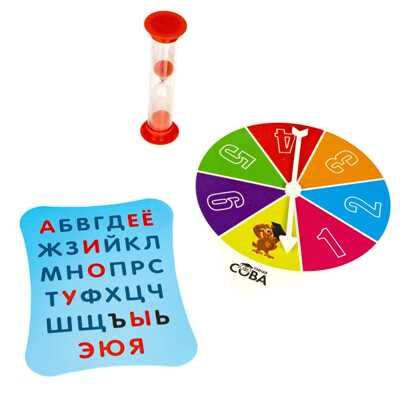 Игра-викторина Умная Сова Веселый алфавит, арт. ВВ5372, производитель Bondibon (Бондибон), ISBN 489-5-13605-521-7 № 7
