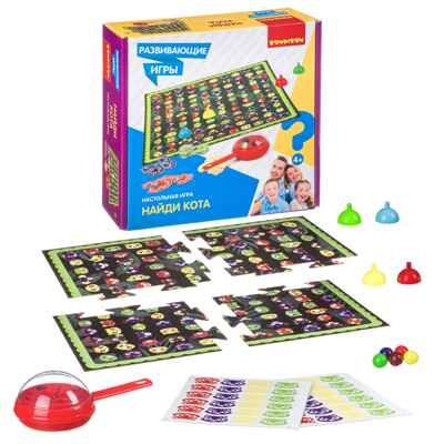 Развивающая настольная игра НАЙДИ КОТА , арт. ВВ4510, производитель Bondibon (Бондибон), ISBN 489-5-13604-586-7 № 4