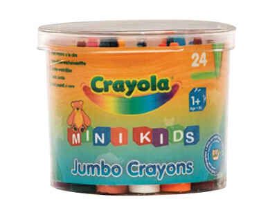 24 восковых мелка для малышей в бочонке, производитель Crayola, ISBN 501-0-06500-784-0 № 2