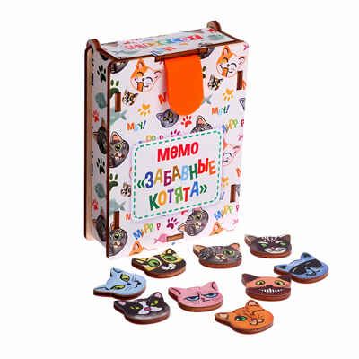 Мемо Забавные котята, арт. 7353976, производитель Smile DECOR, ISBN 200-0-00002-599-5 № 1