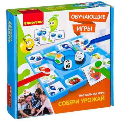 Обучающие игры Bondibon Настольная игра Собери урожай, арт. ВВ2416, производитель Bondibon (Бондибон), ISBN 489-5-13602-349-0 № 1