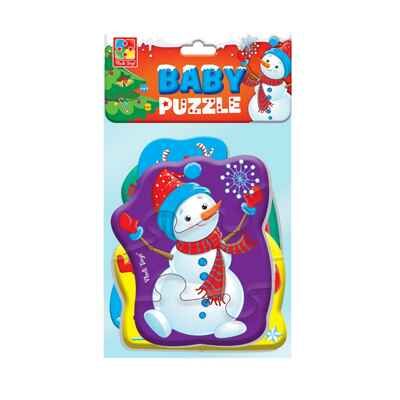 Мягкие пазлы Baby puzzle "Новогодние приключения", производитель Я РАСТУ ТОЙЗ, ISBN 482-0-23476-091-6 № 1