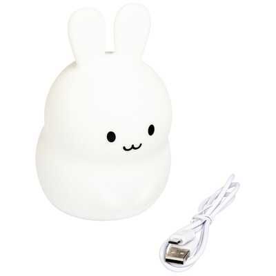 Ночная лампа ЗАЙКА, , силикон, 8 цветов, USB зарядка, арт. ВВ4918, производитель Bondibon (Бондибон), ISBN 489-5-13604-874-5 № 2