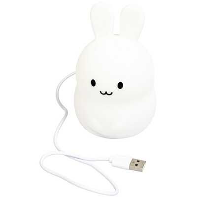 Ночная лампа ЗАЙКА, , силикон, 8 цветов, USB зарядка, арт. ВВ4918, производитель Bondibon (Бондибон), ISBN 489-5-13604-874-5 № 3