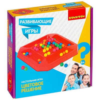 Развивающая настольная игра ЦВЕТОВОЕ РЕШЕНИЕ , арт. ВВ4517, производитель Bondibon (Бондибон), ISBN 489-5-13604-594-2 № 1