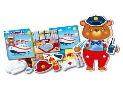 Игра с подвижными деталями "Мишка", производитель Я РАСТУ ТОЙЗ, ISBN 482-0-19505-701-8 № 3