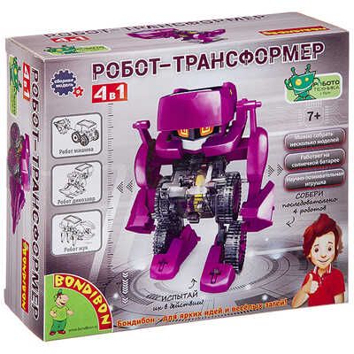 Французские опыты Науки с Буки Bondibon, Робот трансформер 4 в 1, арт. ВВ3060, производитель Bondibon (Бондибон), ISBN 489-5-13602-964-5 № 1