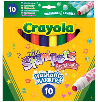 Crayola 10 мини штампов (58-8151), производитель Crayola, ISBN 007-1-66208-151-5 № 1