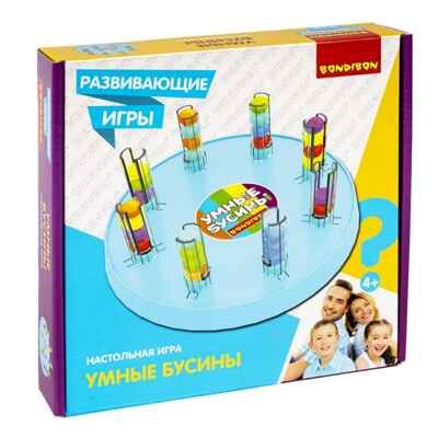 Развивающая настольная игра УМНЫЕ БУСИНЫ , арт. ВВ5155, производитель Bondibon (Бондибон), ISBN 489-5-13605-247-6 № 1