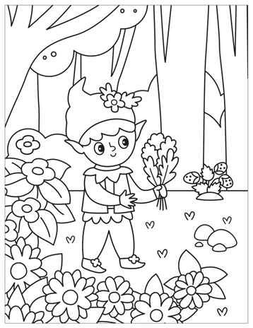 Феи (Милые раскраски), производитель МОЗАИКА kids , ISBN 978-5-43154-693-8 № 4