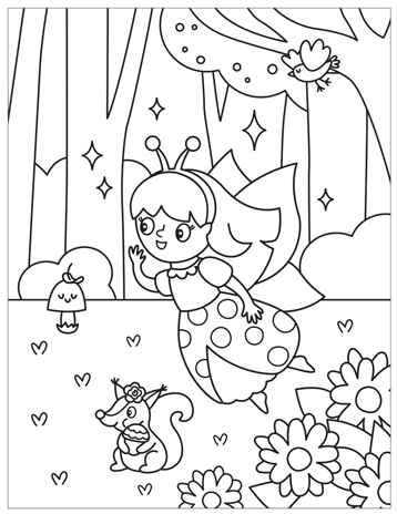 Феи (Милые раскраски), производитель МОЗАИКА kids , ISBN 978-5-43154-693-8 № 5