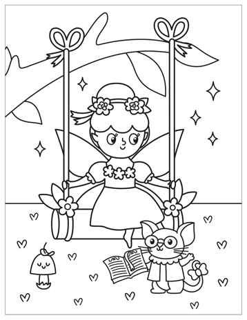 Феи (Милые раскраски), производитель МОЗАИКА kids , ISBN 978-5-43154-693-8 № 6