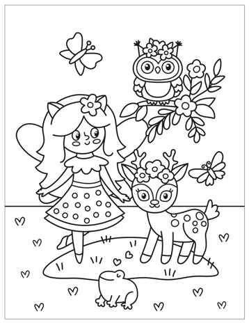 Феи (Милые раскраски), производитель МОЗАИКА kids , ISBN 978-5-43154-693-8 № 7
