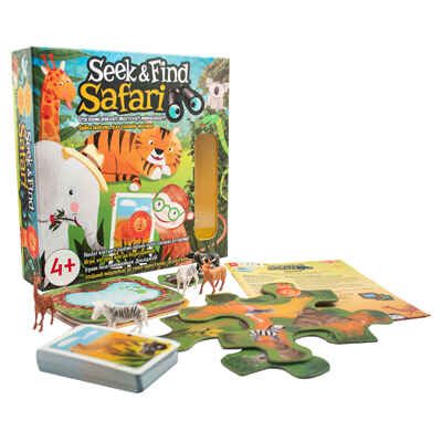 Настольная игра Seek & Find Safari (Сик и Файнд Сафари), арт. 58007, производитель Tactic (Тактик), ISBN 641-6-73958-007-4 № 1