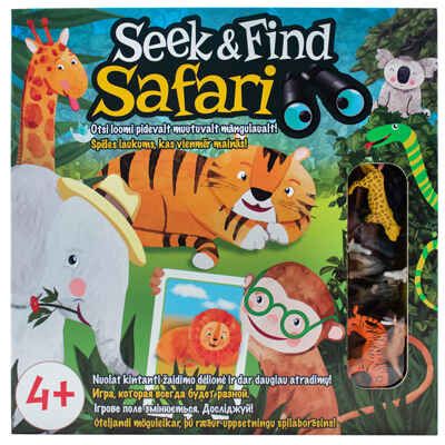 Настольная игра Seek & Find Safari (Сик и Файнд Сафари), арт. 58007, производитель Tactic (Тактик), ISBN 641-6-73958-007-4 № 2