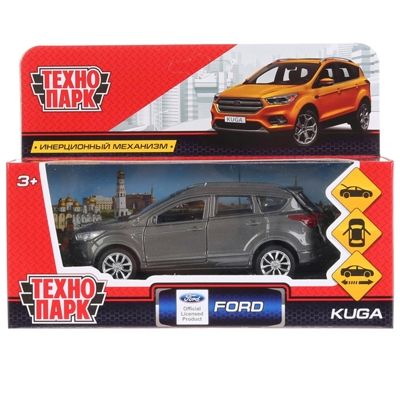 Ford Kuga серый 12 см,  арт. KUGA-GY, производитель Симбат, ISBN 469-0-59015-667-4 № 1