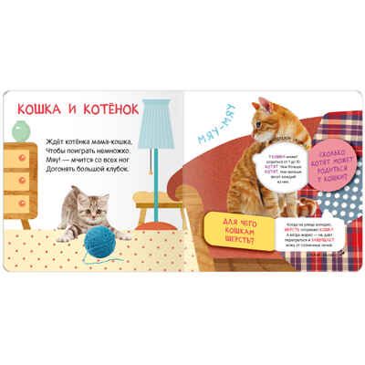 Мамы и малыши (Книжки с окошками), производитель МОЗАИКА kids , ISBN 978-5-43152-685-5 № 2