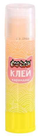 Клей-карандаш Каляка-Маляка ЦВЕТНОЙ 15 г для бумаги, картона PVP прозрачный, арт. ККПКМ15, производитель ФАРМ, ISBN 460-2-72314-727-5 № 5