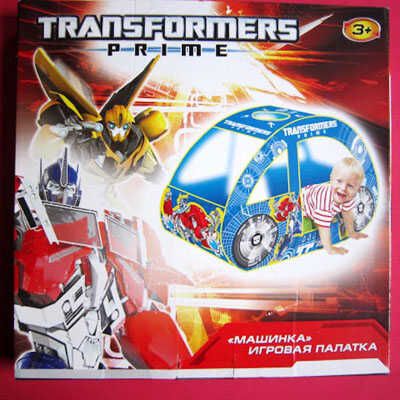 Детская игровая палатка Играем вместе. Transformers Машинка, производитель Симбат, ISBN 469-0-59004-321-9 № 1