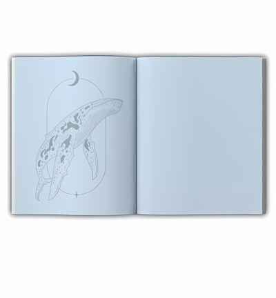 Блокнот позитивного настроения. WHALE JOURNAL, производитель Malamalama (Маламалама), ISBN 465-5-75264-526-7 № 2