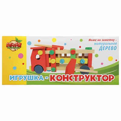 Конструктор Машинка с отверткой и молотком, арт. 253061, производитель Лесная мастерская, ISBN 290-2-53061-000-2 № 4