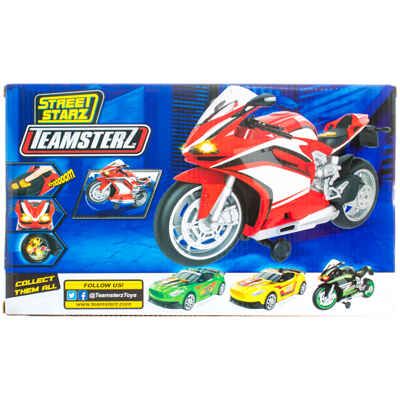 Мотоцикл Teamsterz серия Street Starz (красный), арт. 1416881, производитель HTI (ЭйчТиАй), ISBN 505-0-84168-811-5 № 2
