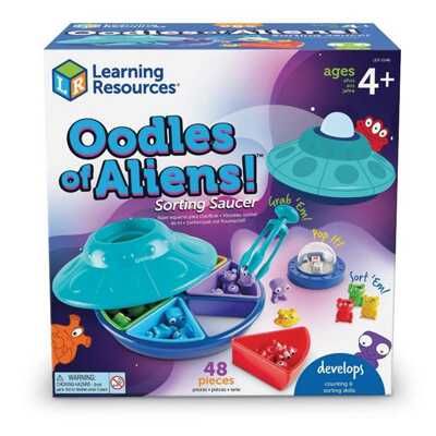LER5546 Развивающая игрушка "Oodles of Aliens. Космическая сортировка" (48 элементов), производитель Learning Resources, ISBN 76-5-02305-546-7 № 7