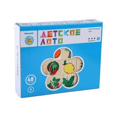 Лото Растительный мир, арт. 6-2222-1, производитель Томик, ISBN 460-7-05756-038-7 № 2