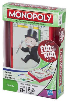GAMES Дорожная игра "Монополия" (рус. яз.), производитель Hasbro (Хасбро), ISBN 501-0-99456-956-3 № 1