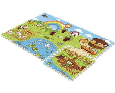 Mambobaby коврик-пазл Ферма, 180х120х2, арт. 70001, производитель ToyMart shop, ISBN 463-0-01126-761-9 № 1