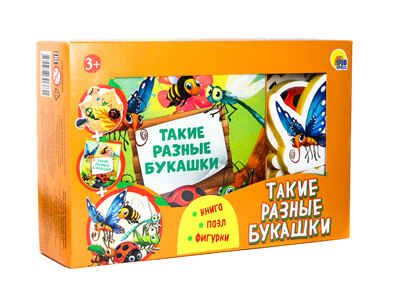 Такие разные букашки. Игра ZOO, производитель Проф-Пресс , ISBN 978-5-37830-683-1 № 1