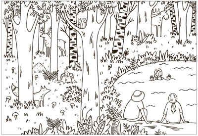 Большие раскраски. Набор из 2 книг, производитель МОЗАИКА kids , ISBN 978-5-43154-167-4 № 2