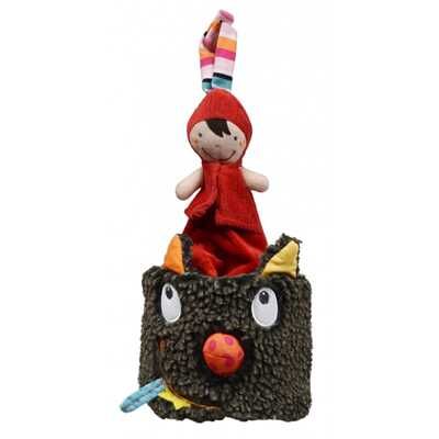 Ebulobo Музыкальная игрушка Волчонок в шляпе, арт. 01EB0068, производитель АльДенте, ISBN 376-0-17287-310-5 № 1